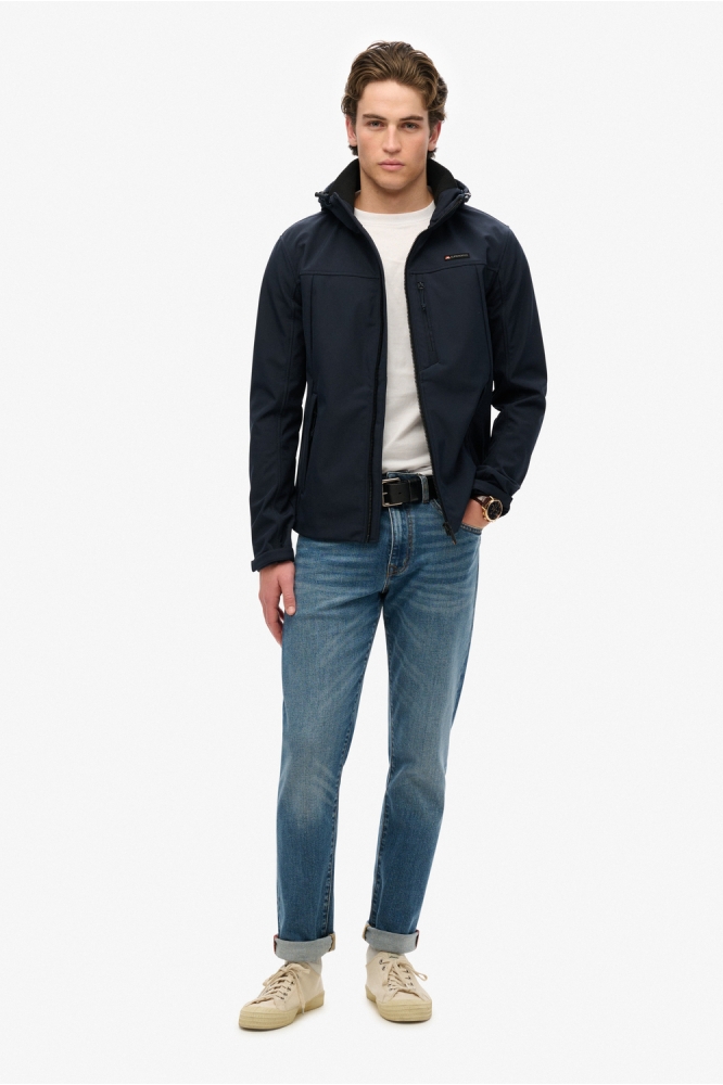 HOODED SOFT SHELL TREKKER JKT M5012103A ECLIPSE NAVY